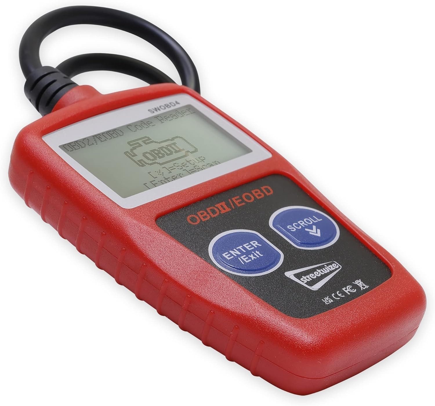 MPE OBDII Car Engine Scanner Diagnostic Fault Error Code Reader with LCD Display