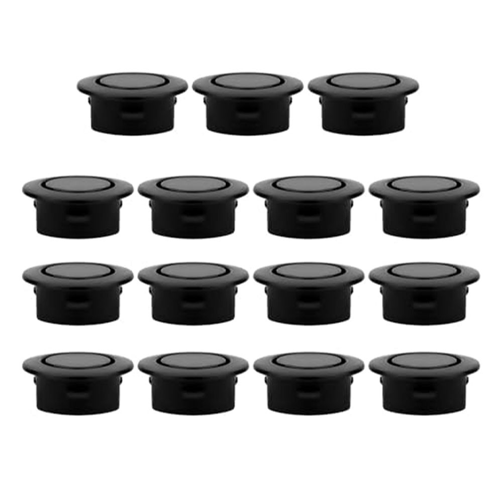 20pcs Rear Bumper Sensor Hole Cover Black Decorative for Vehicle Upgrade