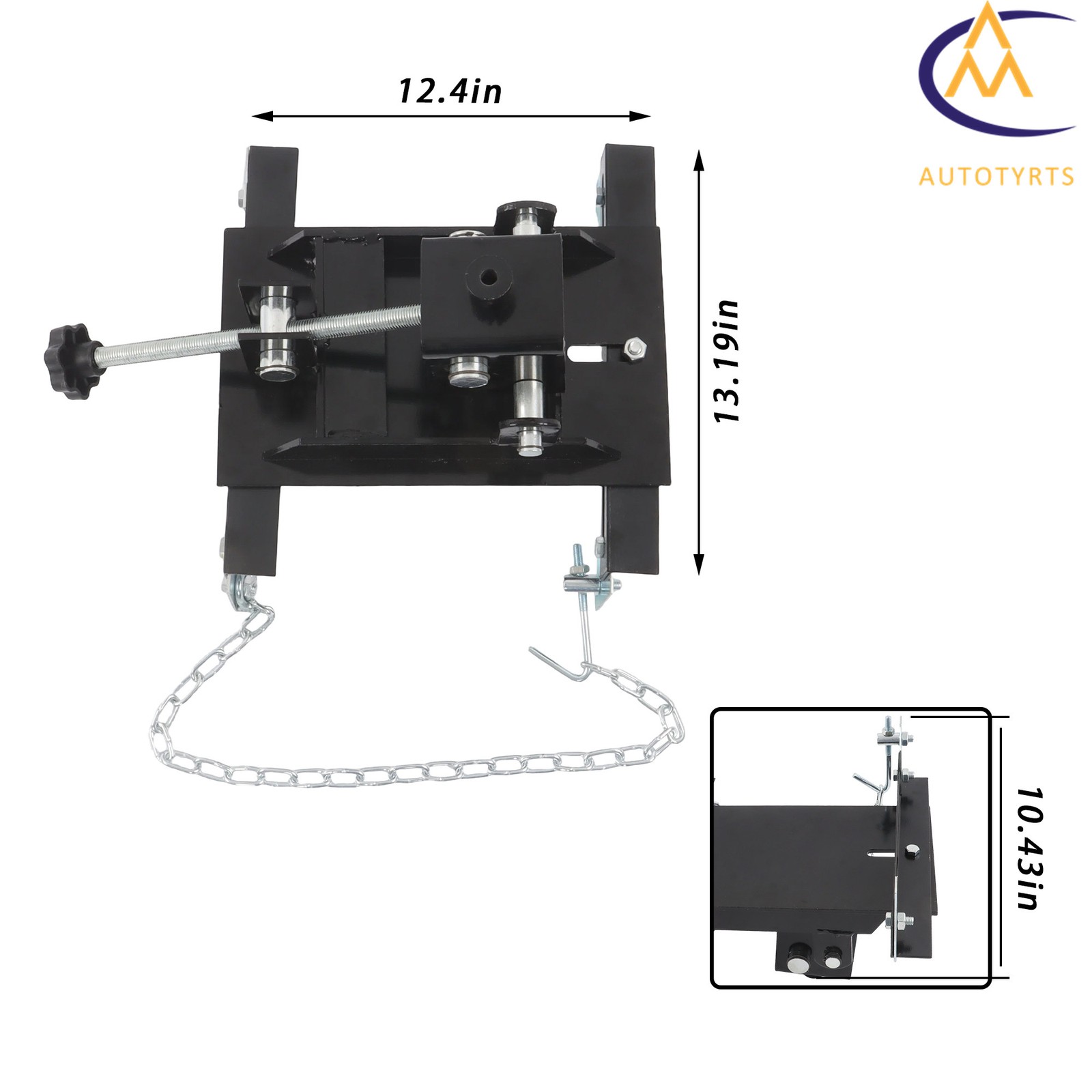 1/2 ton 1100lbs High Capacity Transmission Floor Jack Adapter For Vehicle Repair