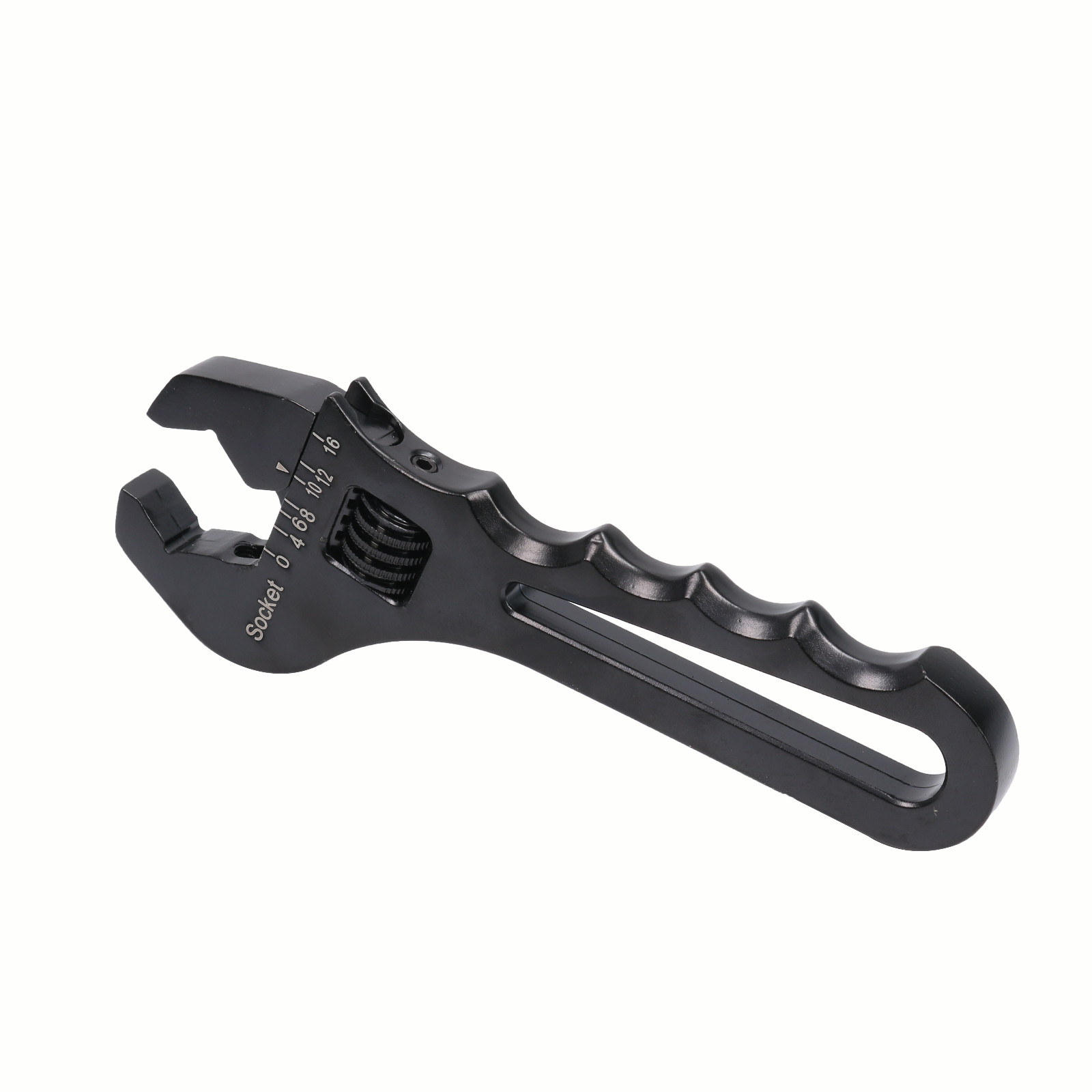 Aluminum 3AN-16AN Adjustable Wrench Tool Spanner Black For Hose End Fitting