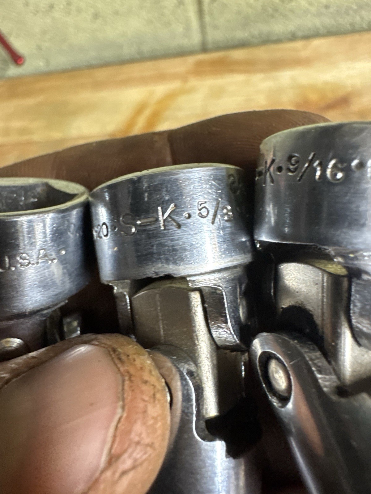 S-K 7 Pc 6 Pt Universal Swivel Socket Set 3/8”-3/4”USA