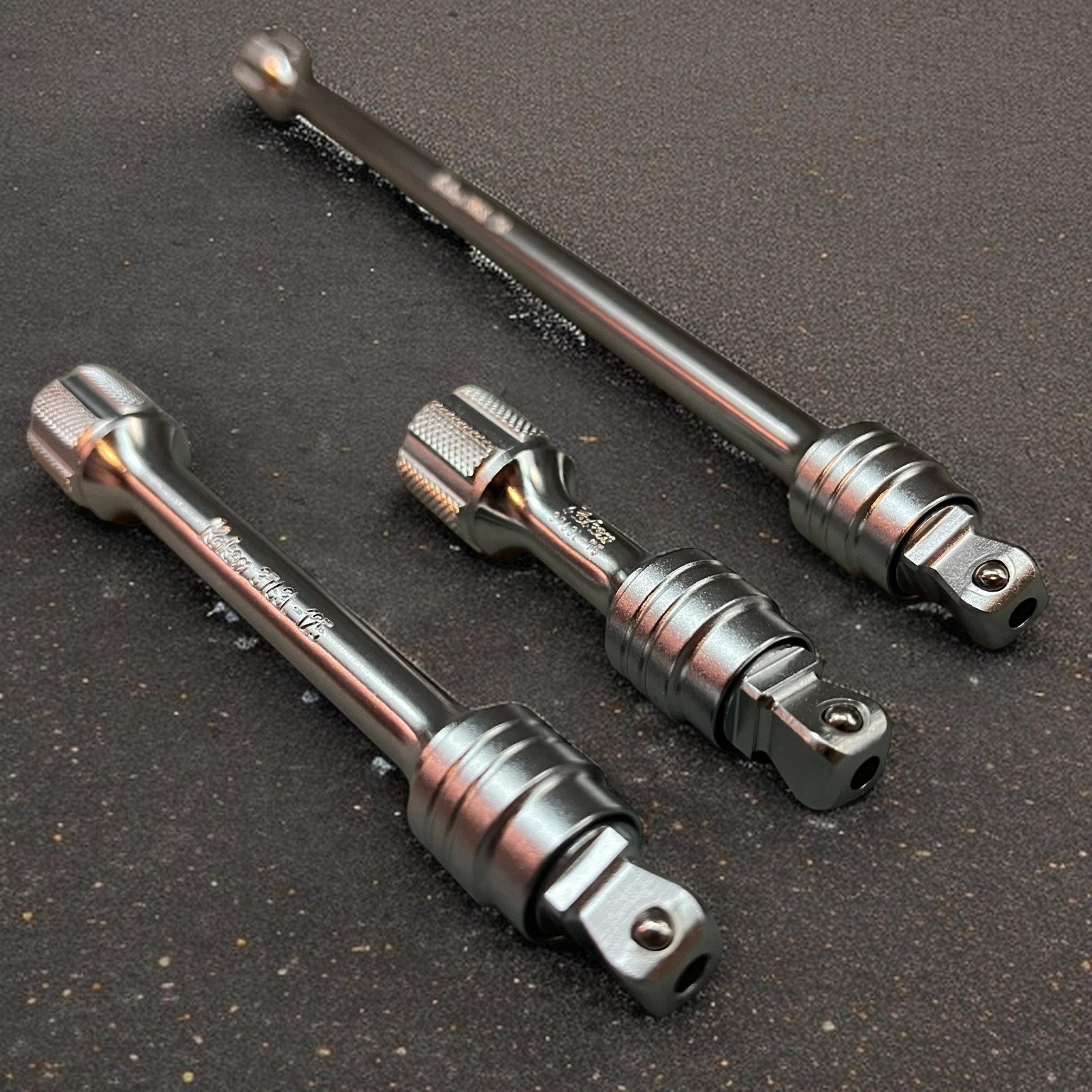 Ko-ken PK3763L/3 3-piece 3/8 Drive Locking Wobble-Fix Extension Bar Set
