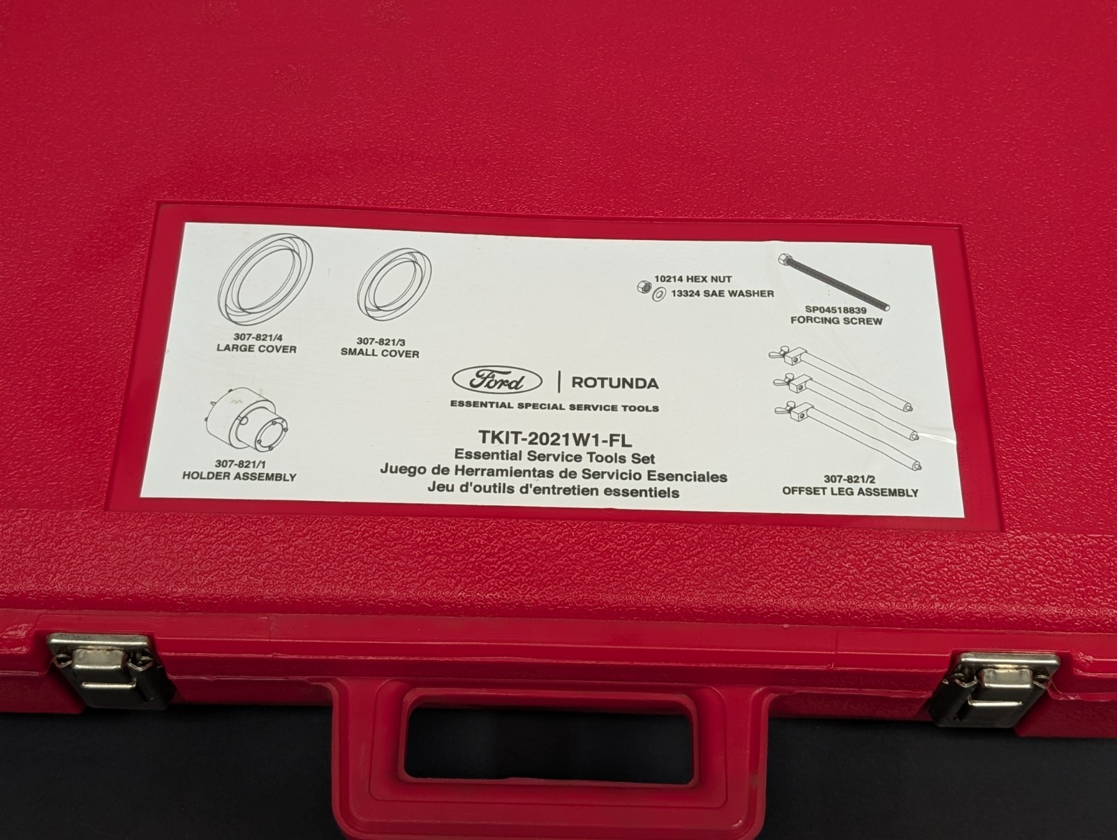 Ford Rotunda OTC 307-821 Remover Installer Fixture Set HF35 HF45 TKIT-2021W1-FL