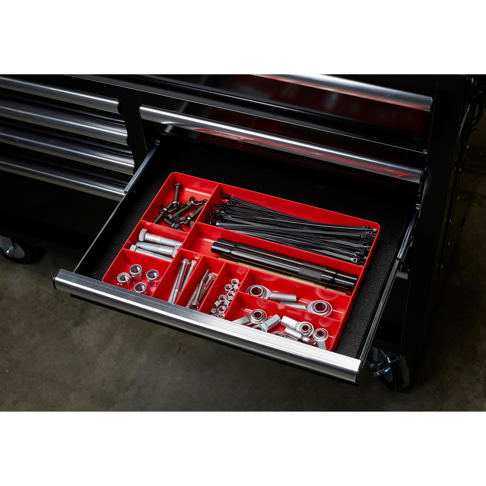 Ernst Mfg 5010-RED Tool Organizer Tray, Red