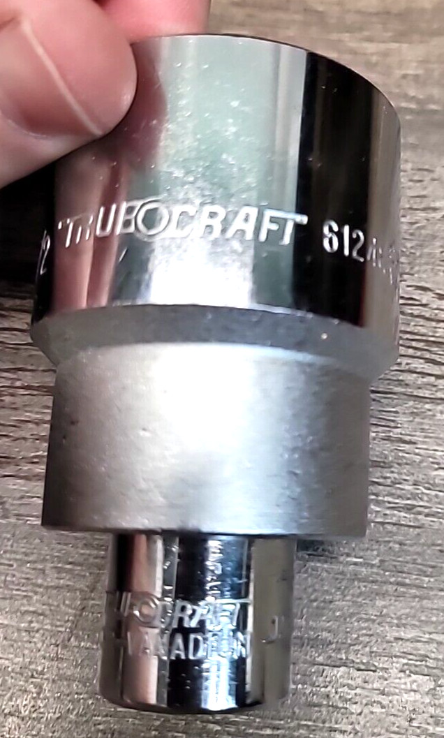 True-Craft 1-1/2″ Jumbo Socket 3/4″ Drive 12pt. # 61248+ Adaptor Made in Japan