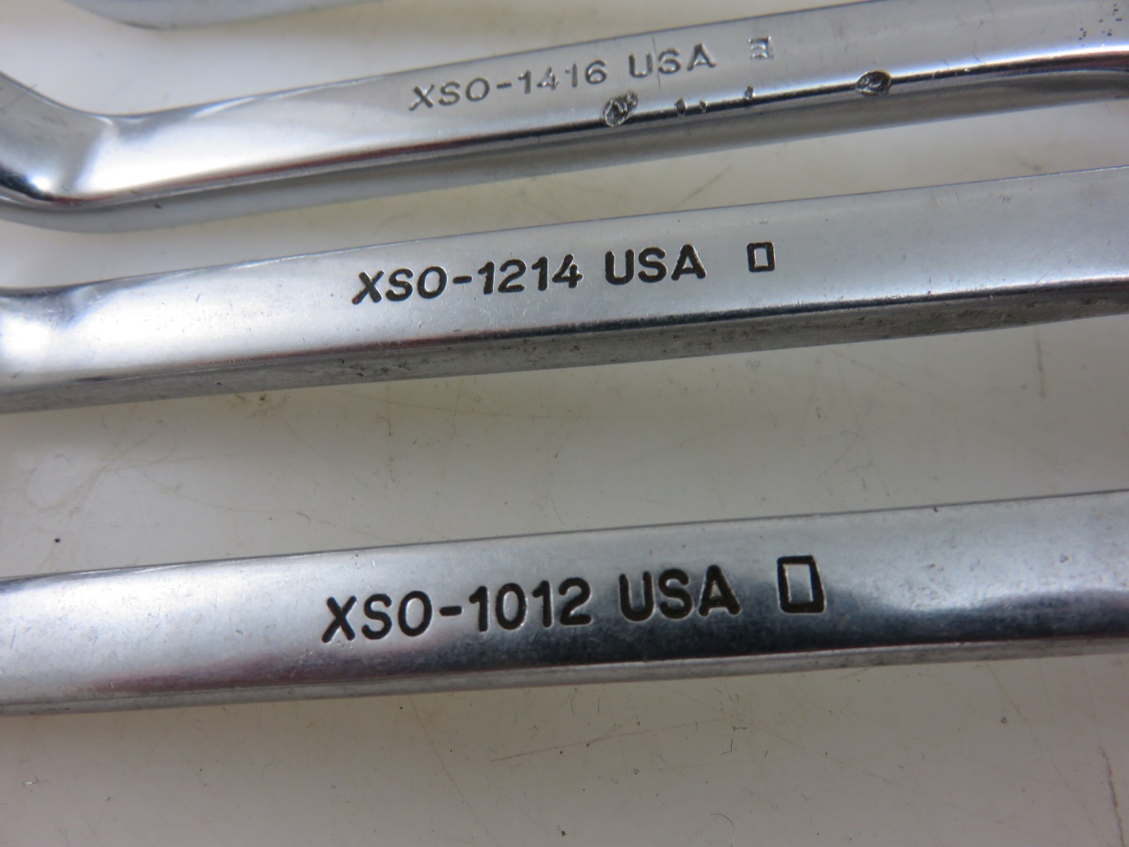 Snap-On XSO SHORT 60° Offset Box End Wrench 7pc Set 5/16″-13/16″ Vintage
