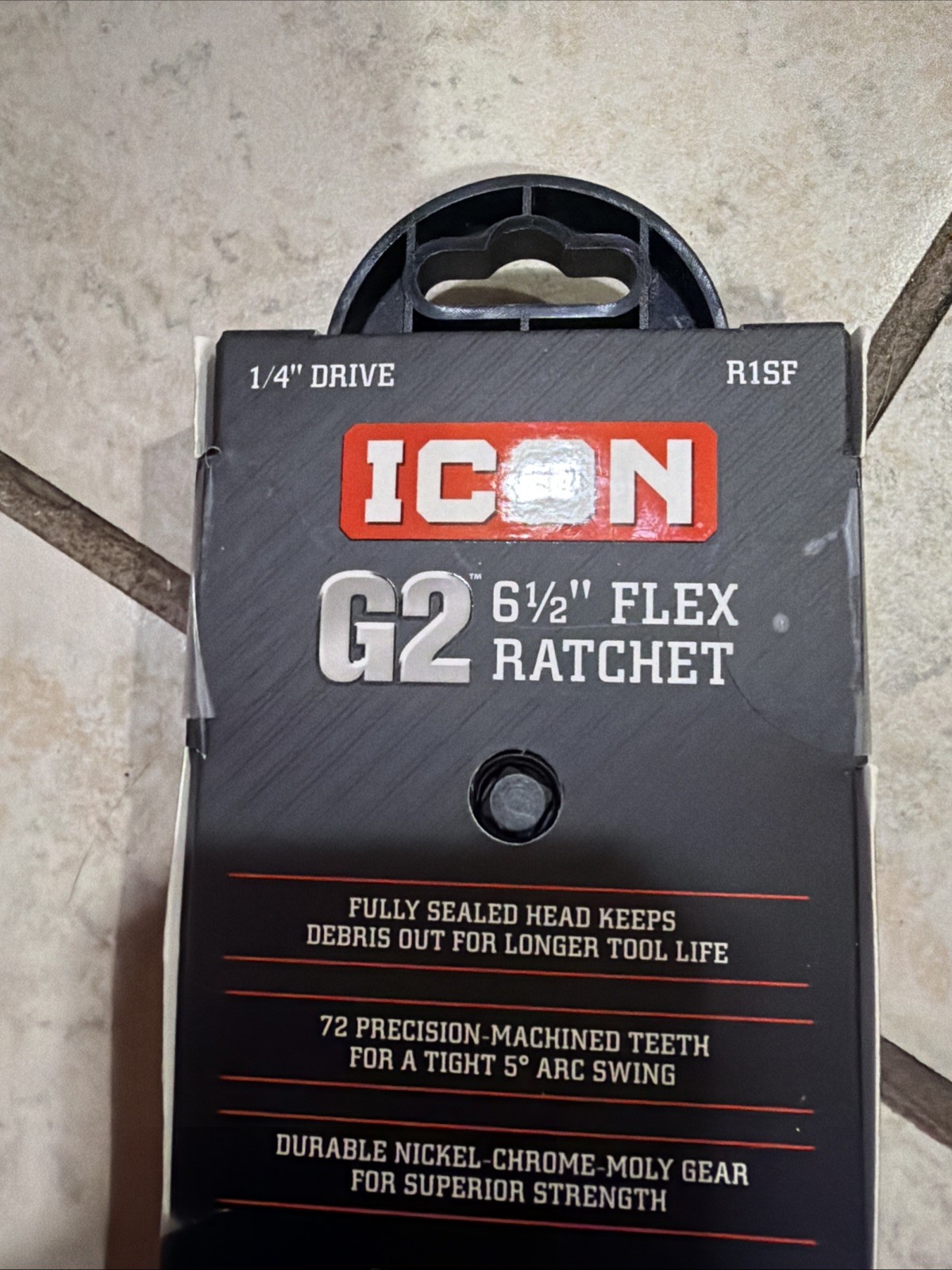 ICON R1SF G2 1/4″ Drive 6 1/2″ Flex Ratchet NEW FREE SHIPPING📦