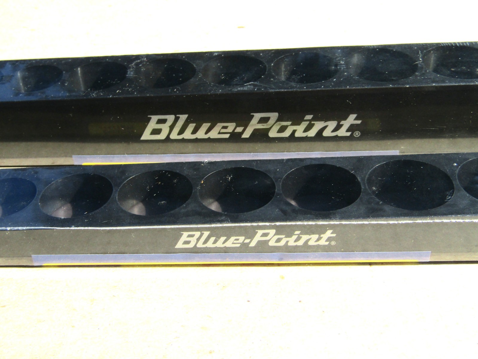 Lot of 2 Blue Point Magnetic Socket Holders – 3/8 Deep and shallow up to 1″
