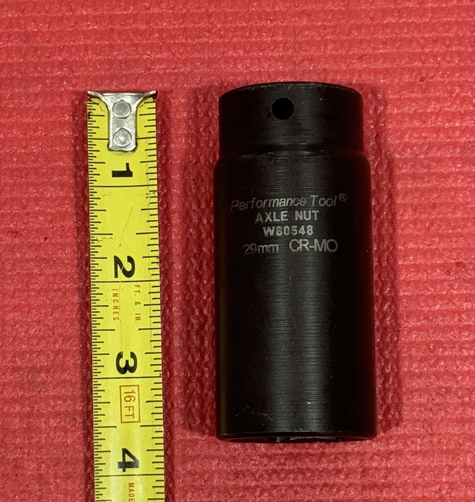 Vintage Performance Tool W80548, 1/2″ Drive 29mm Axle Nut Spindle Impact Socket