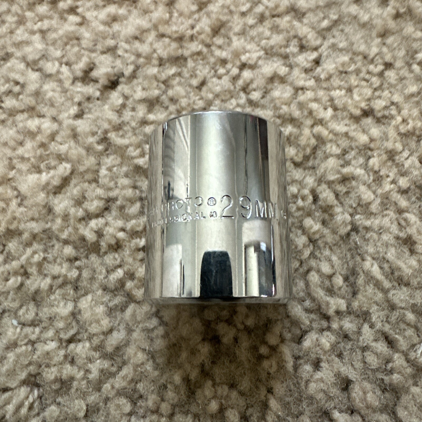 Proto Professional 29MM Metric Socket 1/2” Drive 12pt 5429M RARE New Made In USA