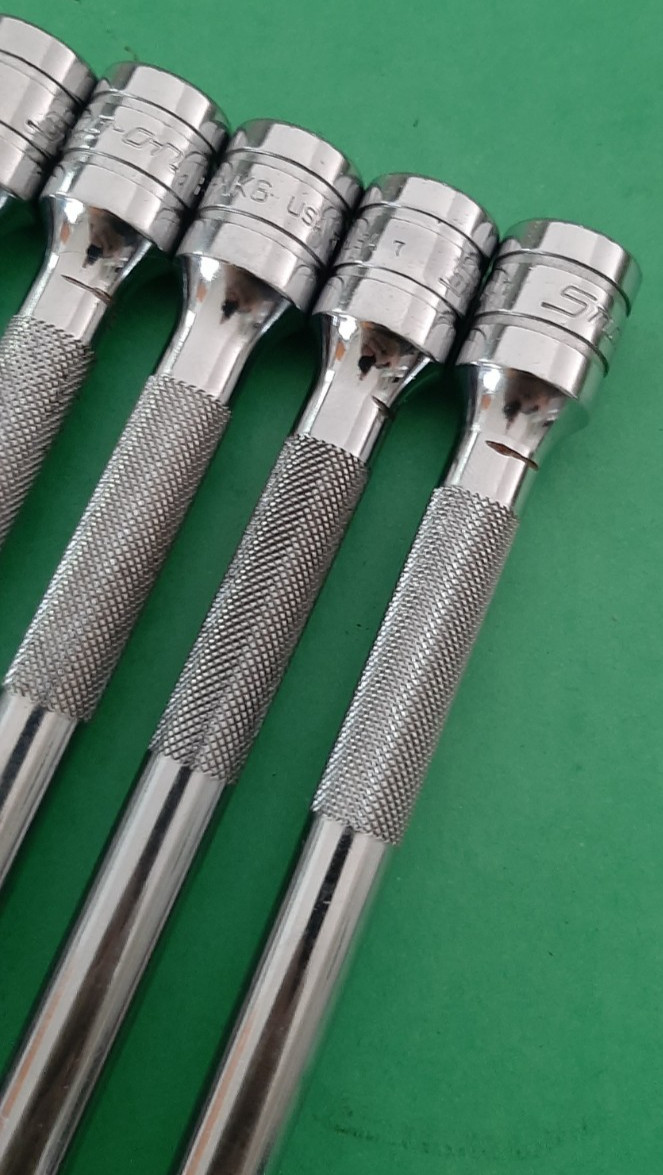 Snap-on Tools 3/8″ Drive 6pc Knurled Extension Set FX11 FX8 FX6 FX4 FX3 FX1
