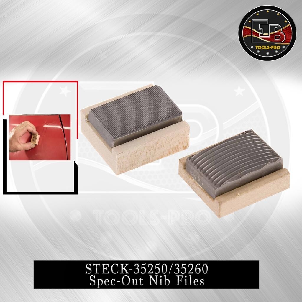 Steck 35260-35250 Spec-Out Nib Files – Fine and Coarse For Automotive Paint