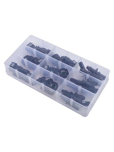 Fuel Line Quick Connector Repair Kit 24PCS with Multiple Sizes for Diesel Hose