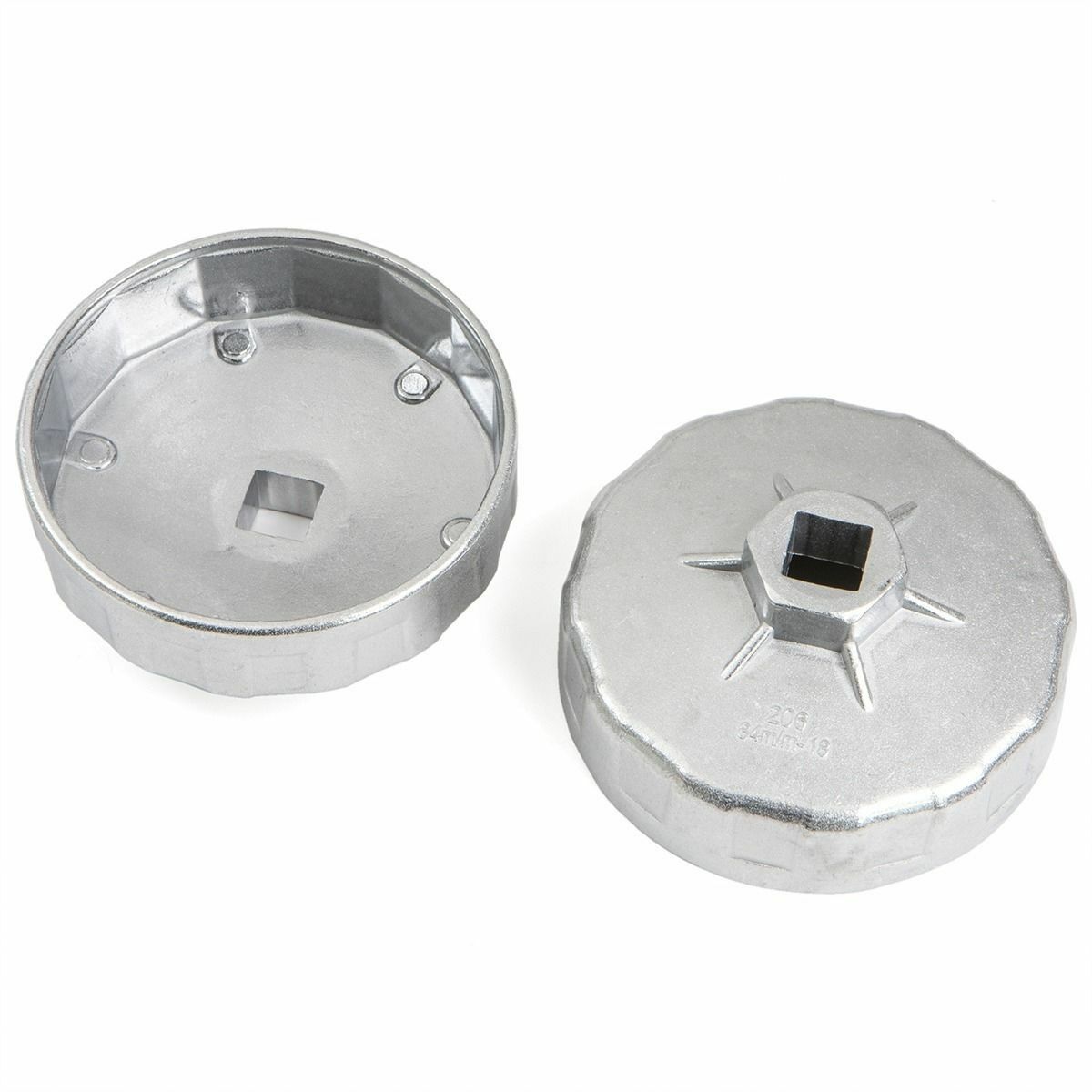 23PC Cup Type Oil Filter Cap Wrench Set Socket Removel Aluminum Alloy Heavy Duty