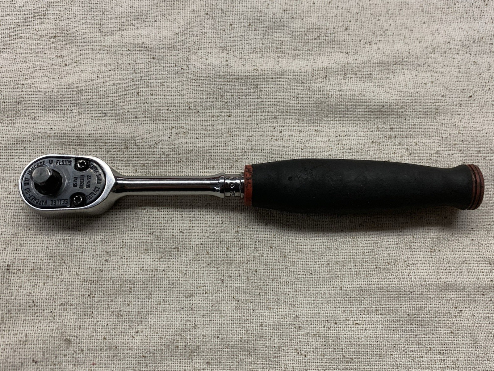 Snap On 1/4” Dr Soft Grip Long Ratchet THL72 100 YEAR ANNIVERSARY #14207