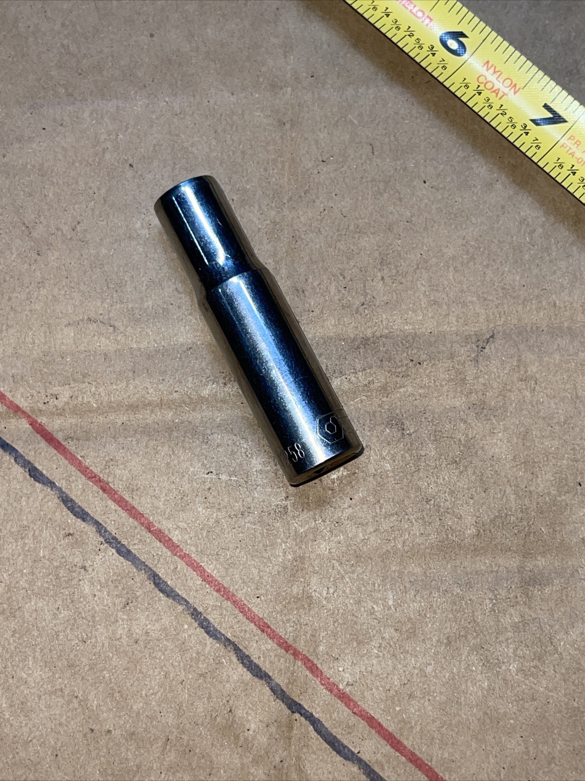 Vintage Allen USA 11258 3/8 In SAE 3/8” Drive 12 Point Deep Socket