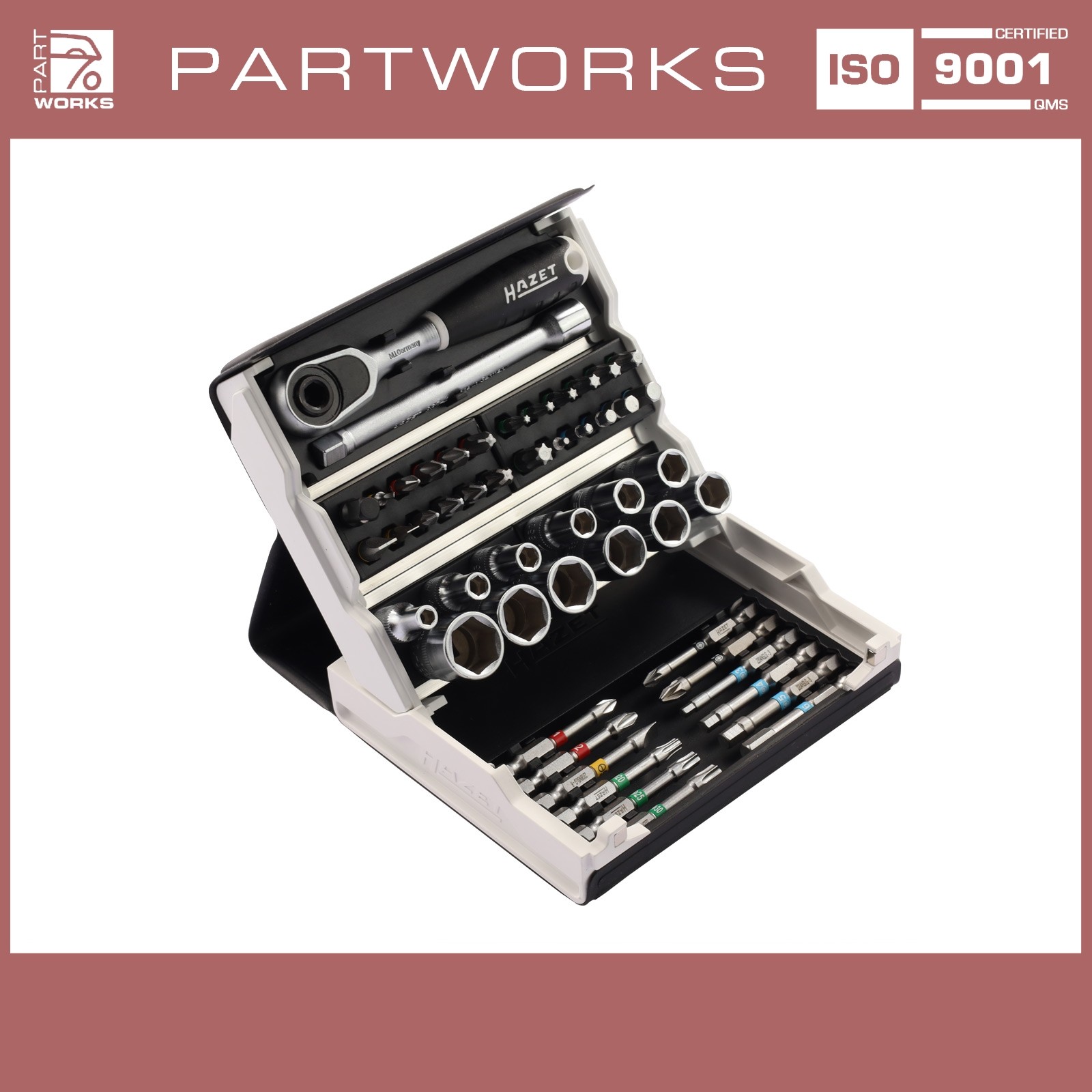 Socket Set for Porsche 50 Piece Racing Tool Line Hazet