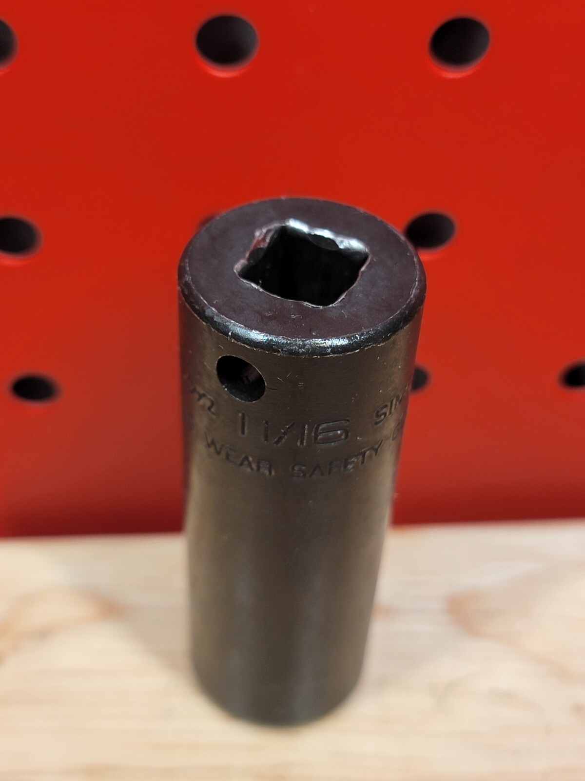 Snap-on Tools SIMF220 11/16″ SAE 3/8″ Drive 6-Point Deep Impact Socket USA