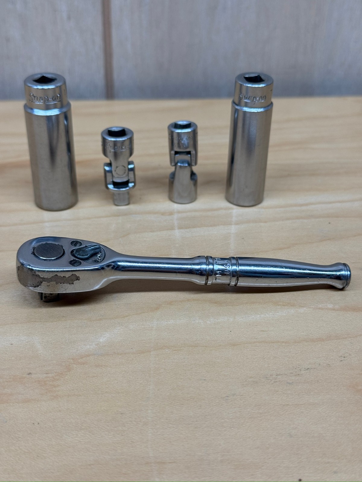 Snap On 1/4 Drive Ratchet Sockets Universal TM70A STM-14 STM-16 TMU-8 TMU-101