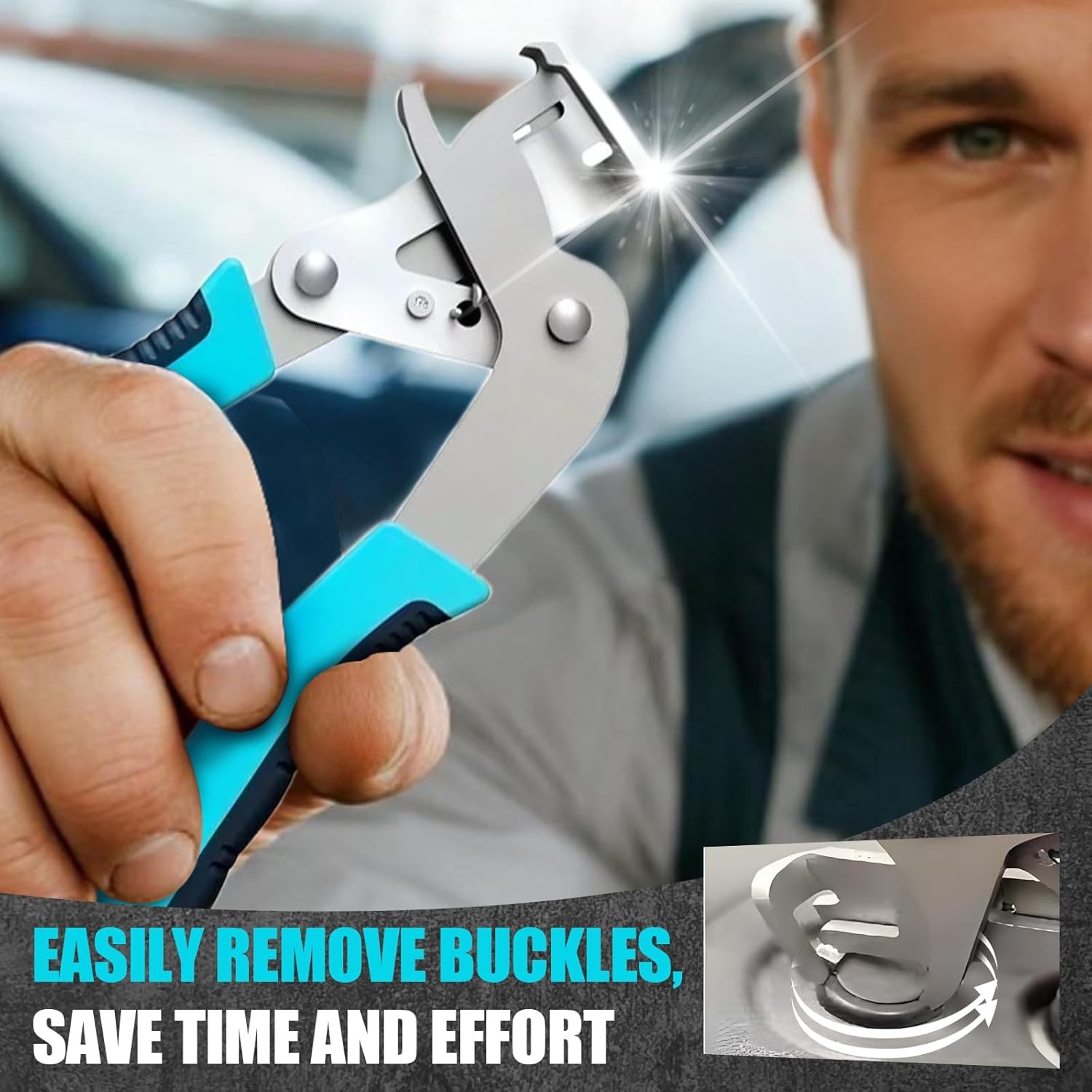 Car Clip Pliers Set Labor-Saving, Precision & Durable for Auto/Bike