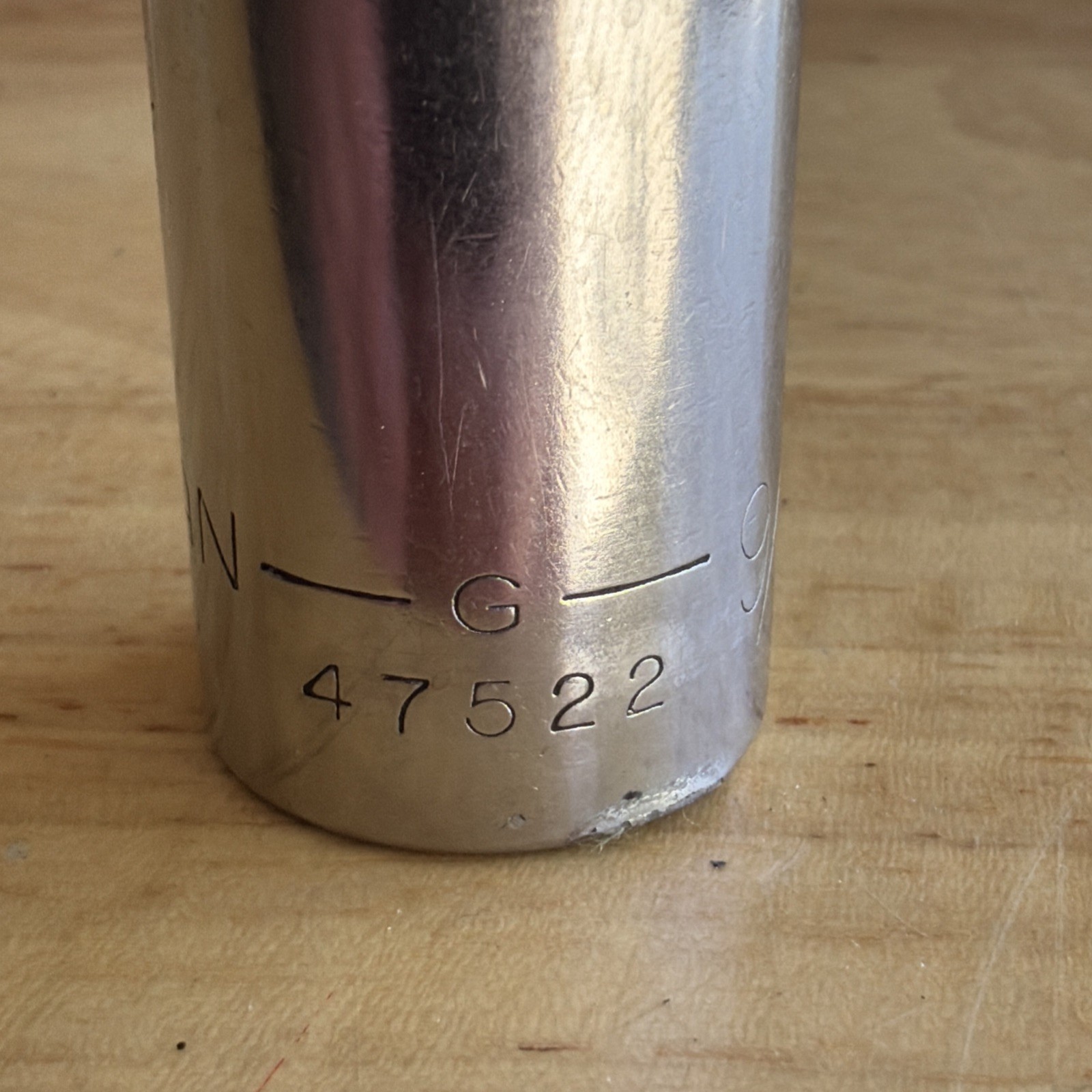 Craftsman 9/16″ Deep Socket 1/2″ Drive 12 Point G Series 47522 Made in USA READ!