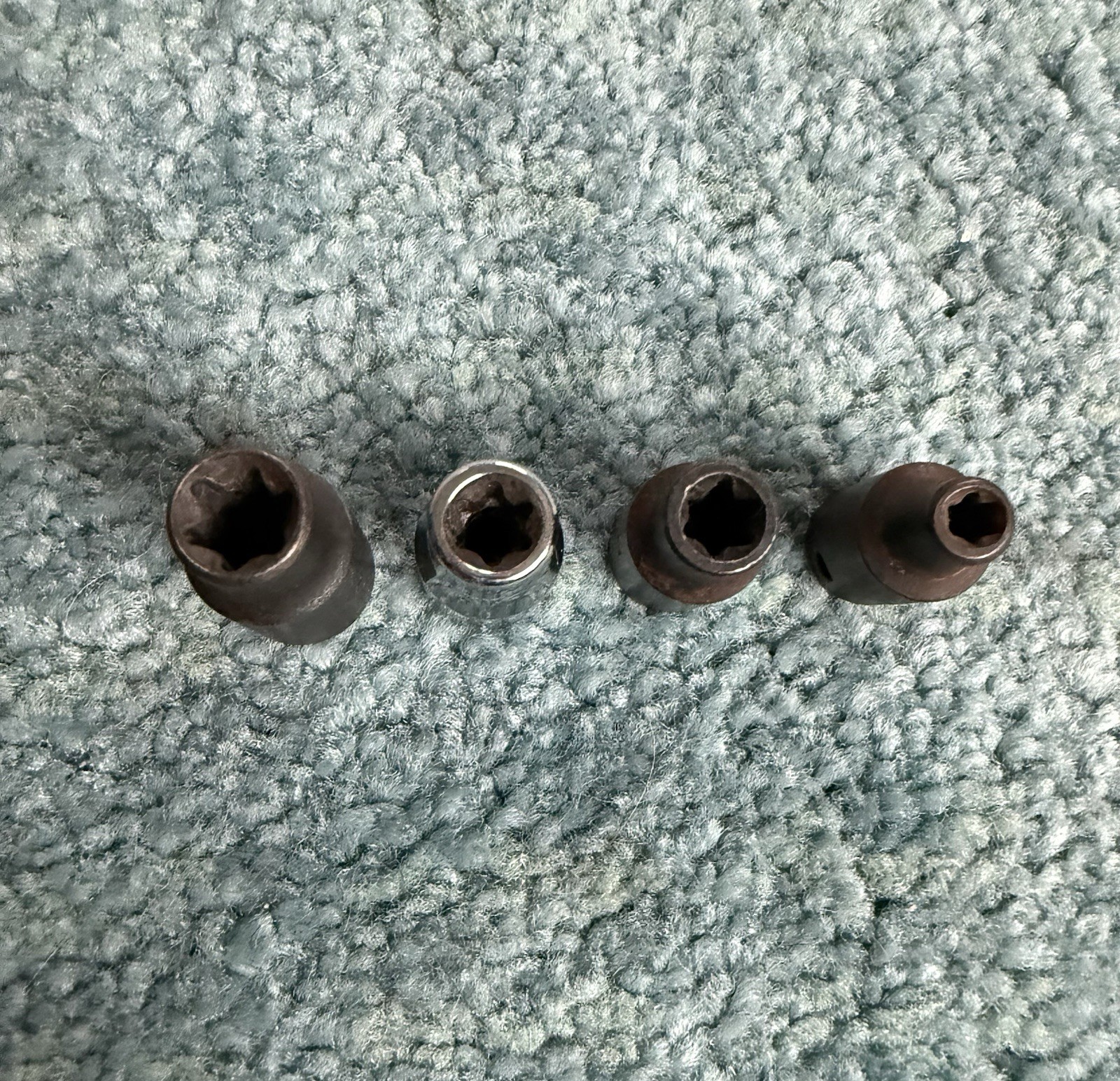 Mac Tools 1/4″ drive Black oxide E8P4, E7P4,E6P4, E4P4 inverted torx socket USA