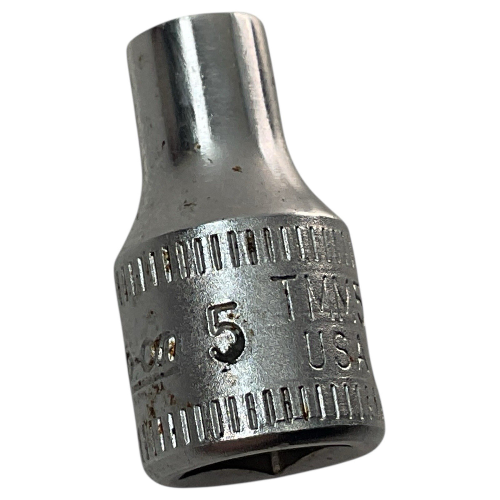 Snap-On Shallow Metric Socket TMM5 1/4″ Drive 5mm 6 Point Chrome As Pictured USA