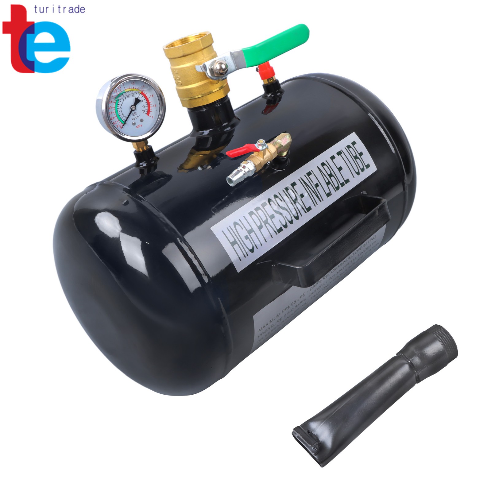 5 Gallon Seating Inflator Truck ATV Air Tire Bead Seater Blaster Tool set
