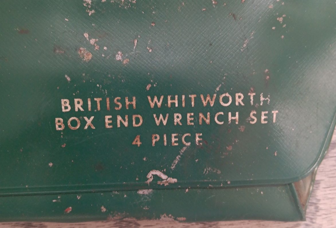 Craftsman 4296 British Standard Whitworth Box End Wrench Set