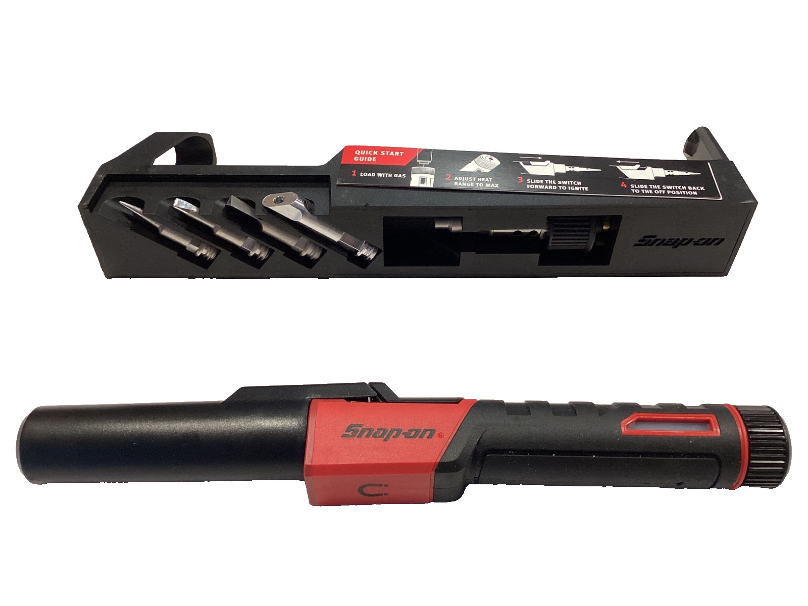 Snap on YAKS42 RED Butane Gas Soldering Iron & Plastic Weld Kit 25-130 Watts NEW