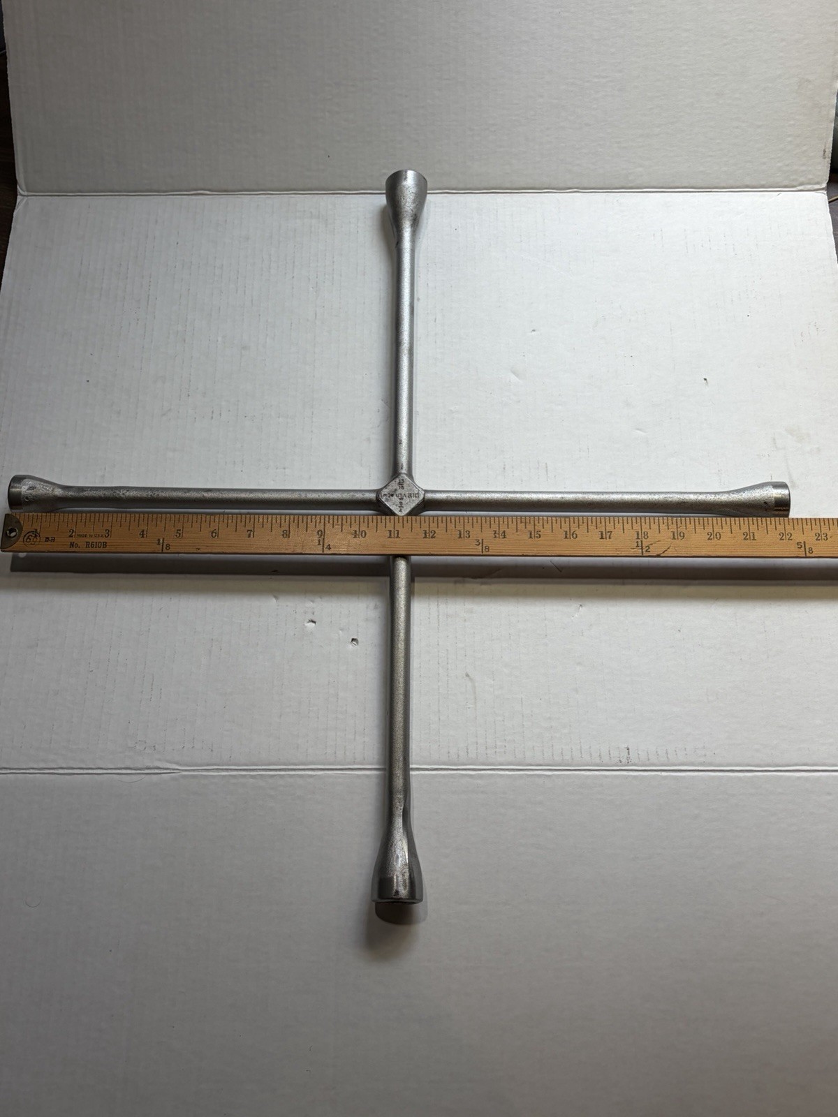 Rare Vintage Craftsman 22” 4-Way Tire Lug Nut Wrench Auto Mechanic Tire Iron USA