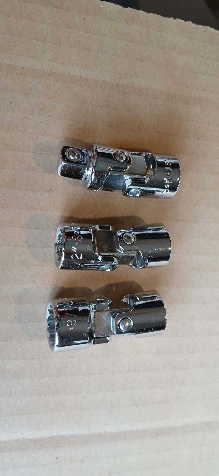 NOS S-K Tools, USA High Quality 5 Piece Set Extensions & Jointed Sockets & Adapt