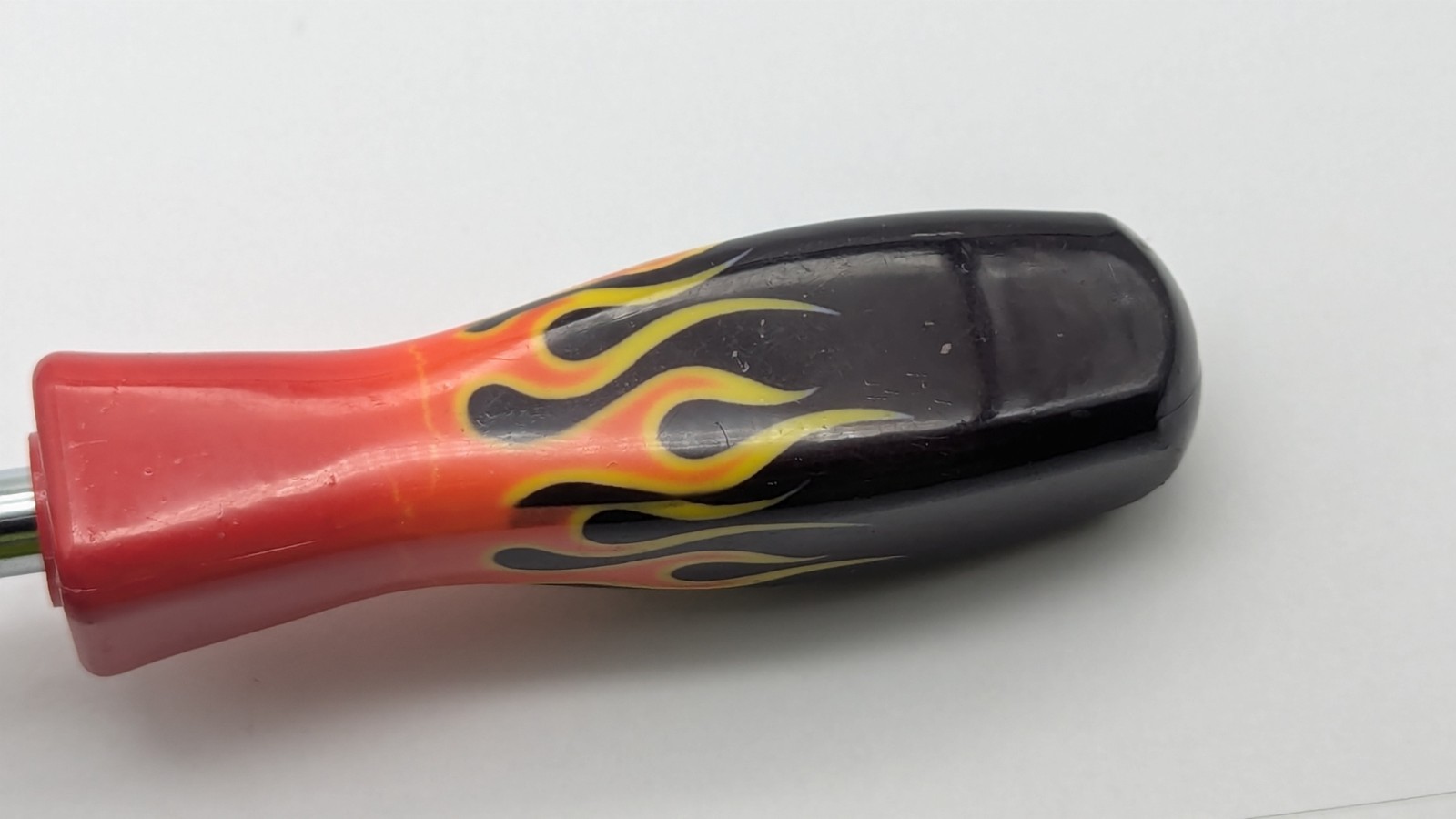VTG MIT Tools 1/4″ DRIVER Screwdriver BLACK Orange FLAME FIRE handle
