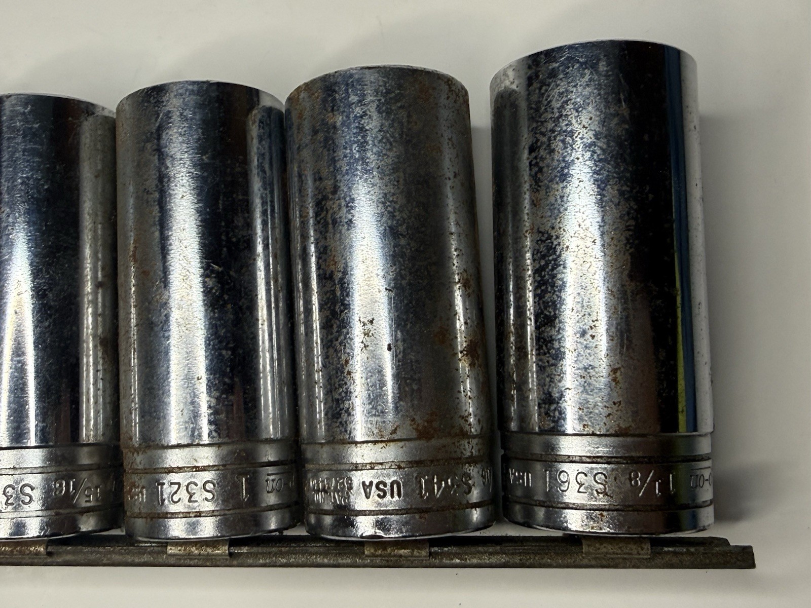 Snap On Sockets 1/2 Drive 12 Point S121-S361 3/8”- 1 1/8” 12 Sockets