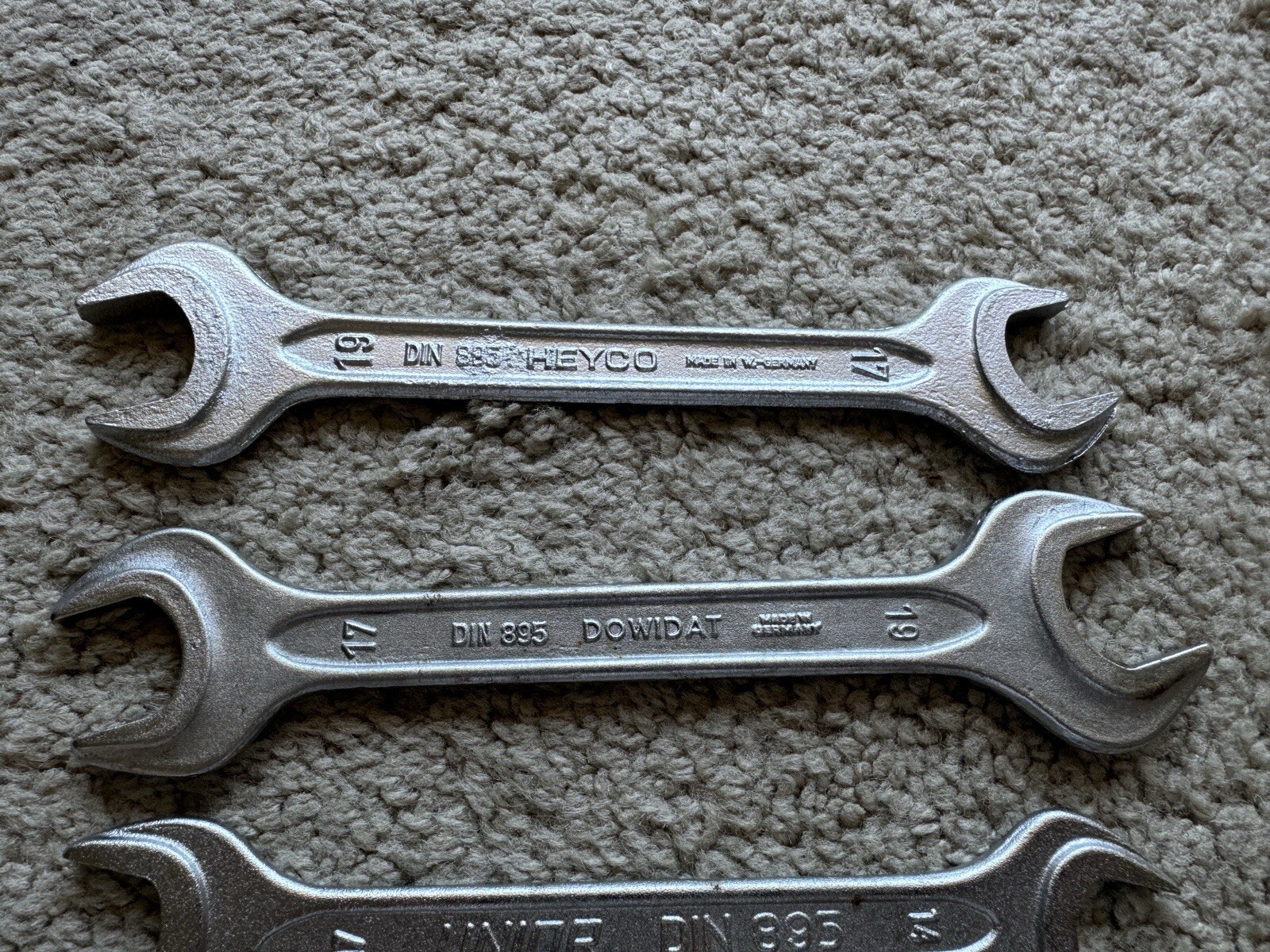 80s Mercedes Benz West German Tool Kit W123 Eclas Wrench 17 13 10 19 Unior Heyco