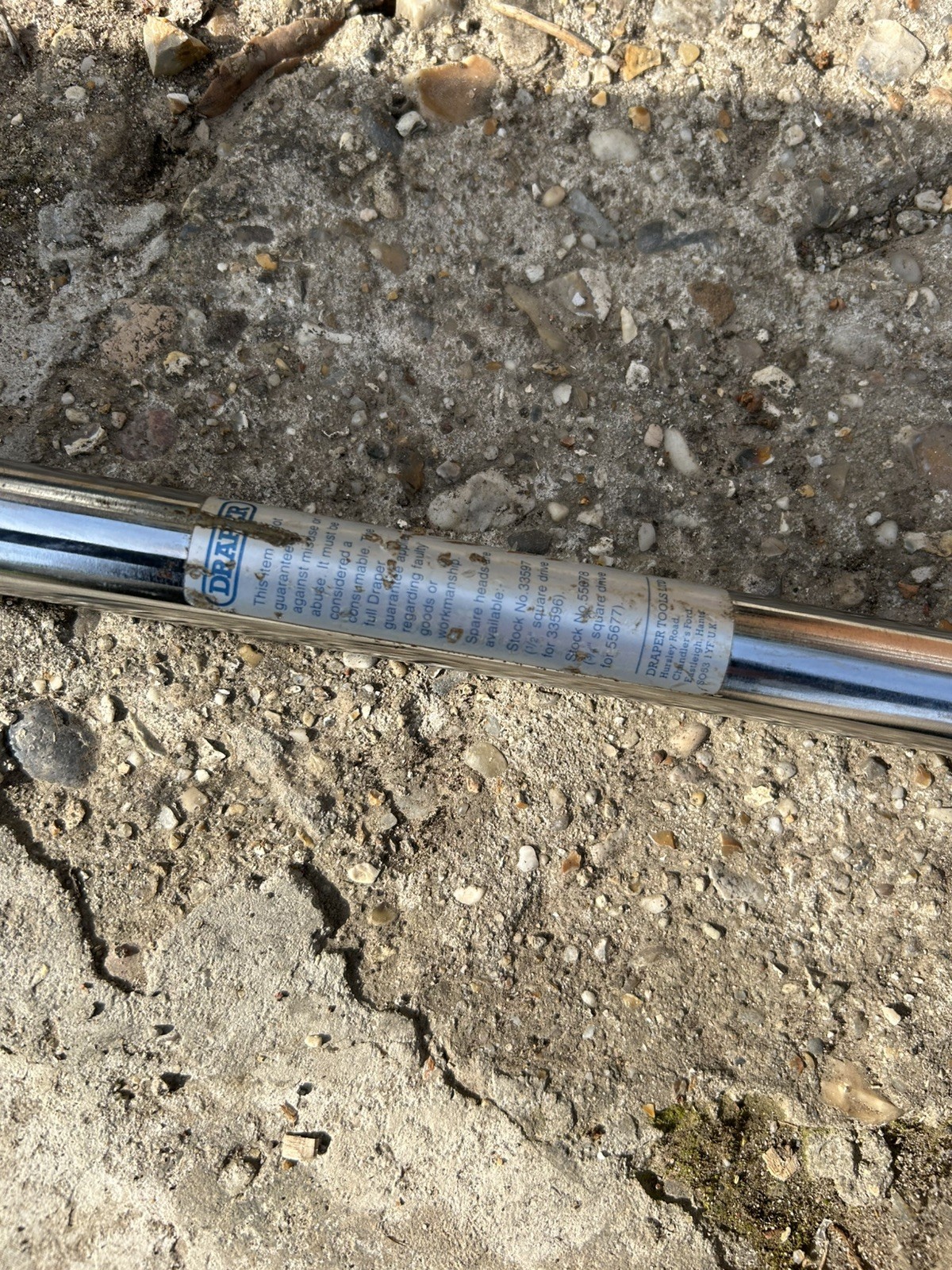 Draper Expert Breaker Bar 3/4” Drive + Extension
