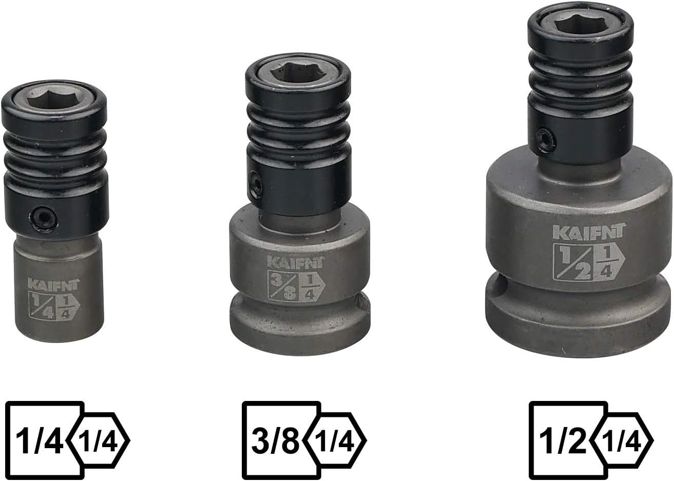 Impact Grade Bit Holder Socket Adapters
