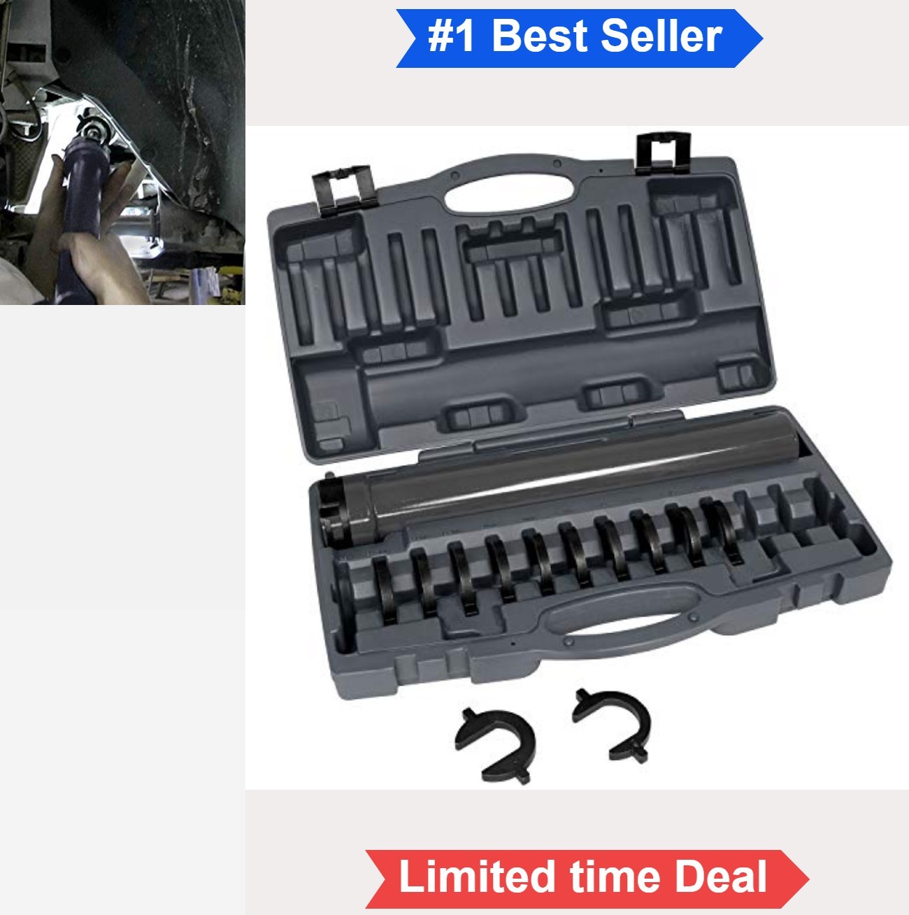 Inner Tie Rod Tool Set 12 Piece Crowsfoot Sockets 1 Inch 29mm 40mm 42mm Car
