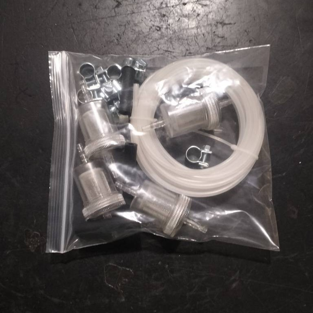 Complete Parking Heater Oil Pipe Repair Kit 4 Filters 4 Black Tubes and 8 Clips