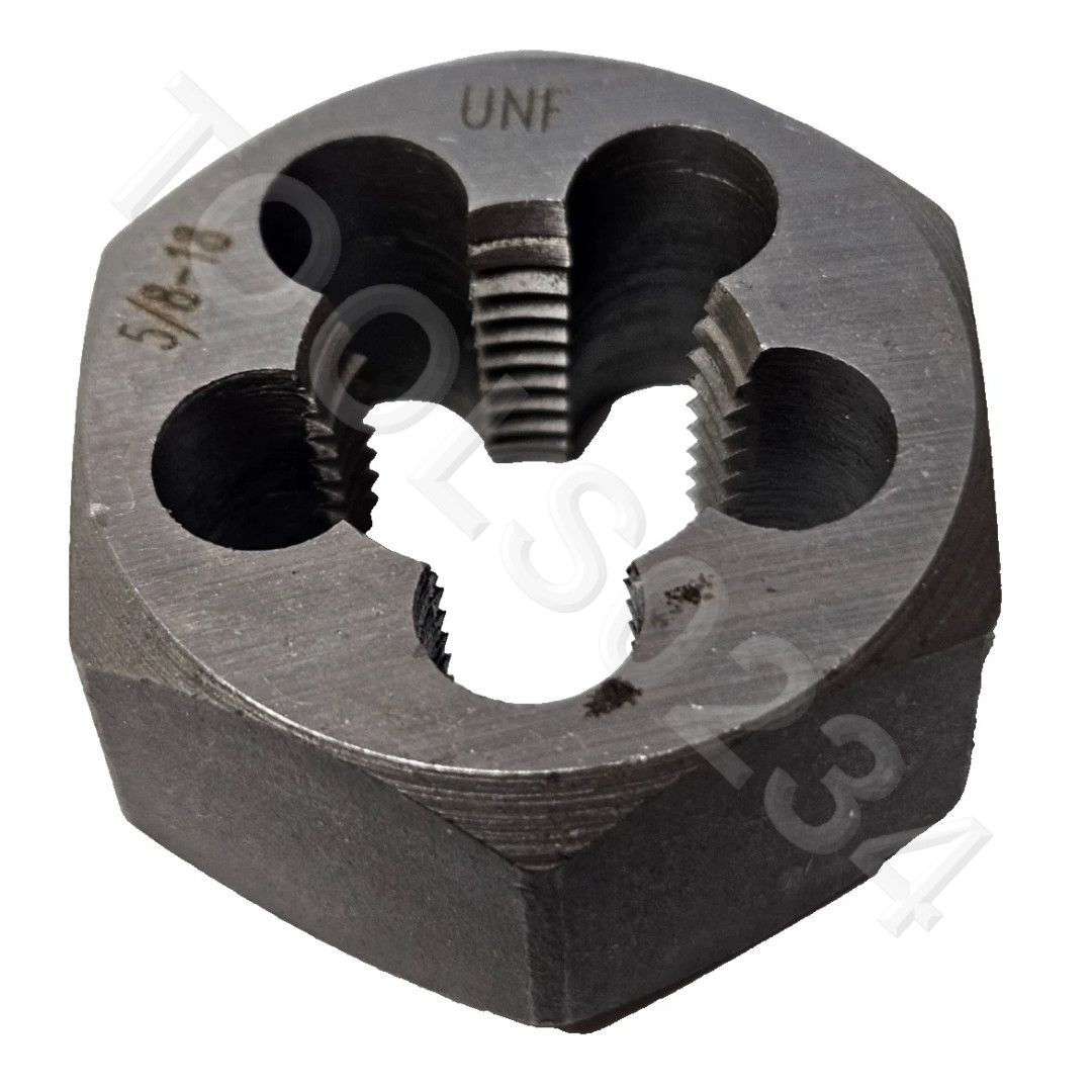 5/8-18 NF x 1-3/16″ Hex Die Carbon Steel Rethreading Drill America