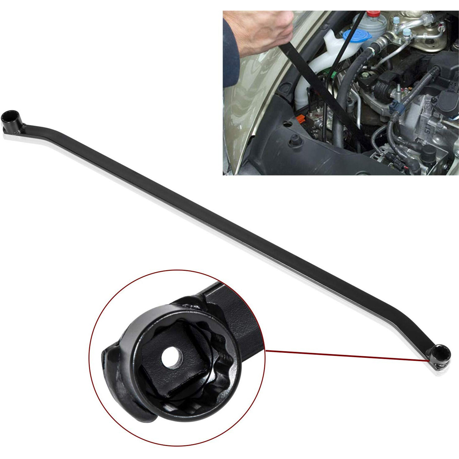 Serpentine Belt Wrench Tool Tensioner Removal Install for Honda Acura Accord CRV