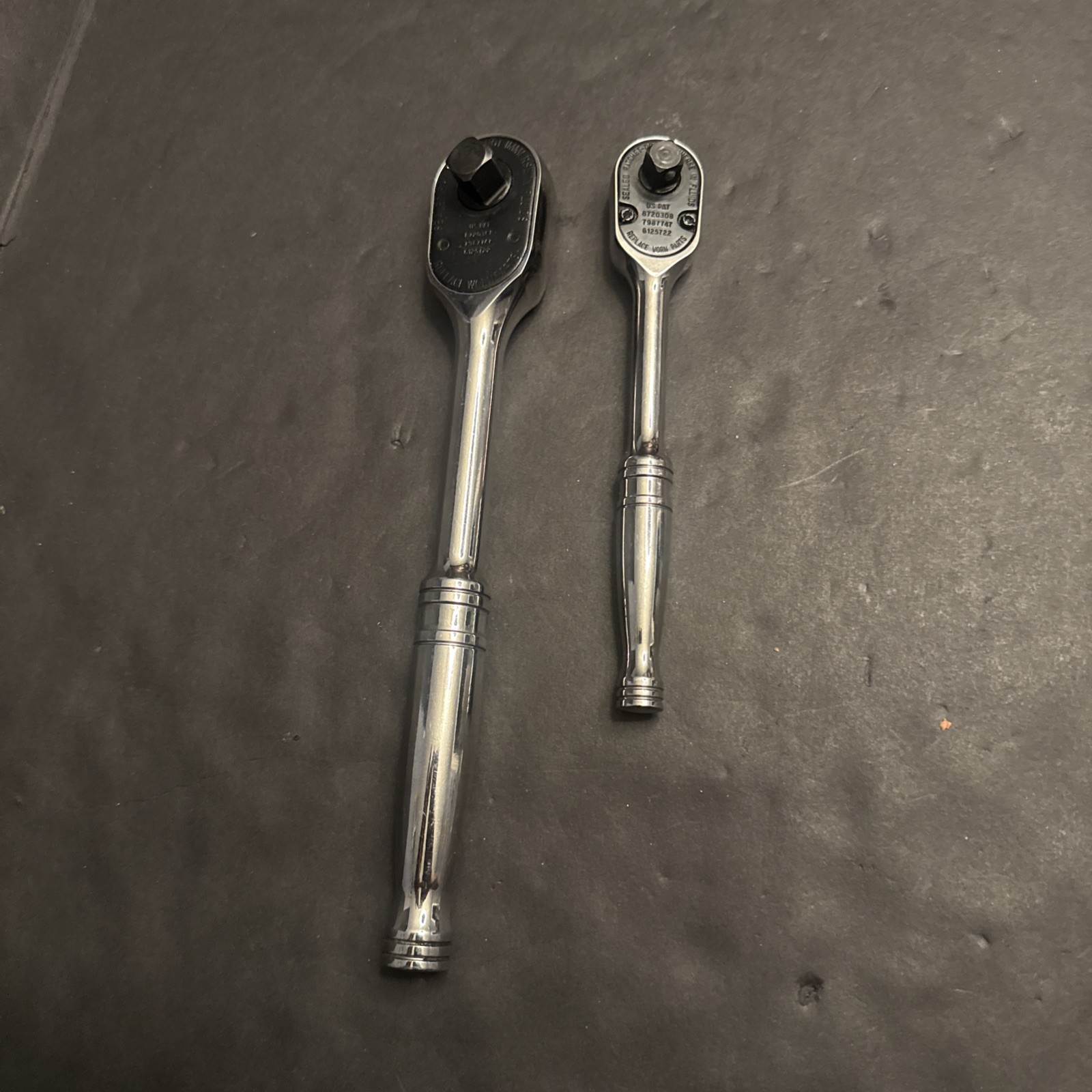 New Snap on tools 1/2″ and 3/8″ Drive Chrome ratchets F80 and S80A