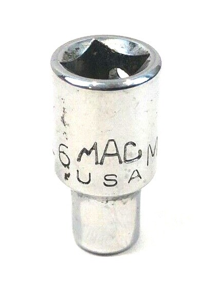 Vintage MAC tools M66 1/4″ Drive 6 Point 3/16 Socket Made in USA