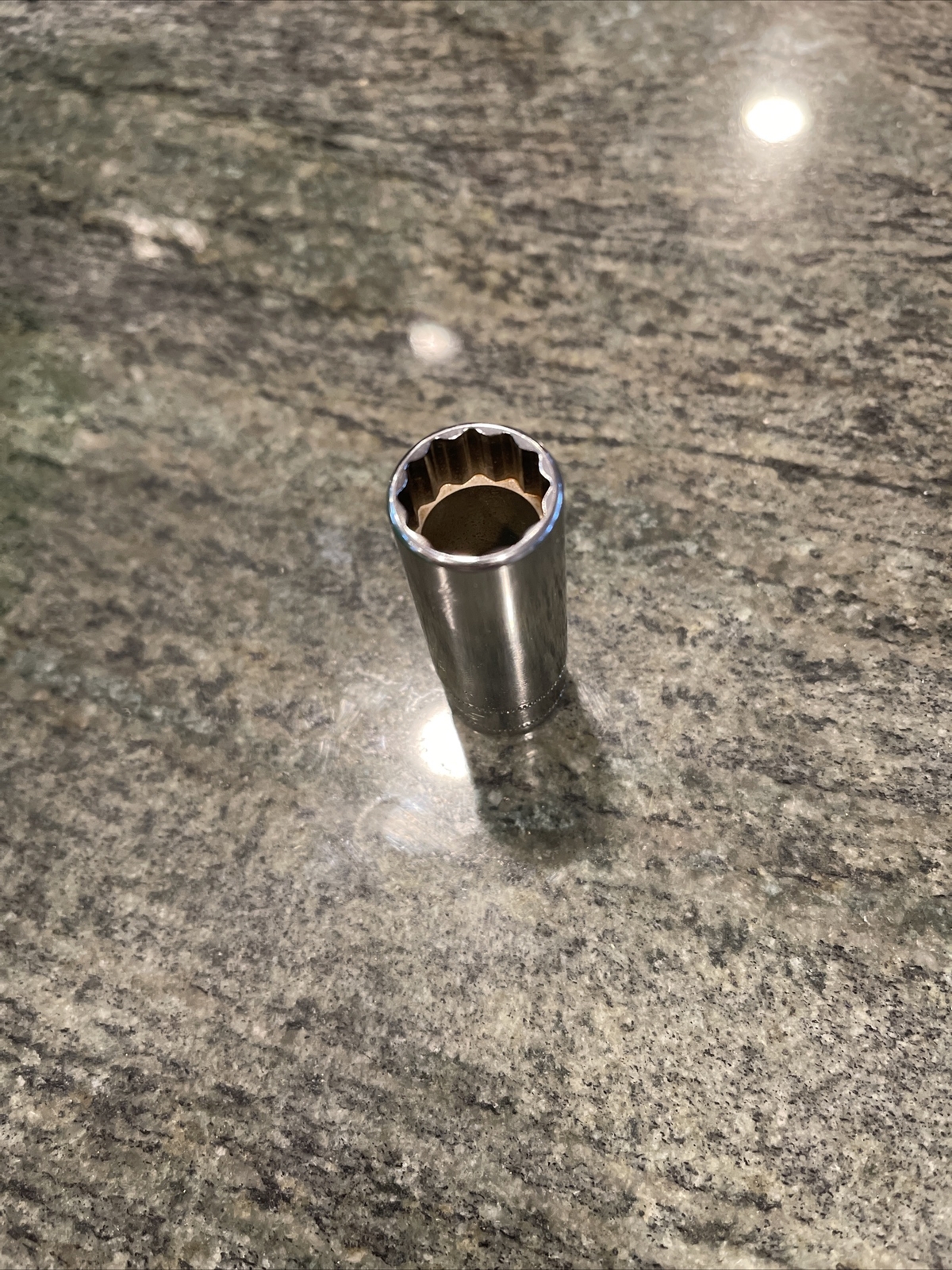Snap-On stmmd15 15mm 1/4″ drive 12 point metric deep chrome socket