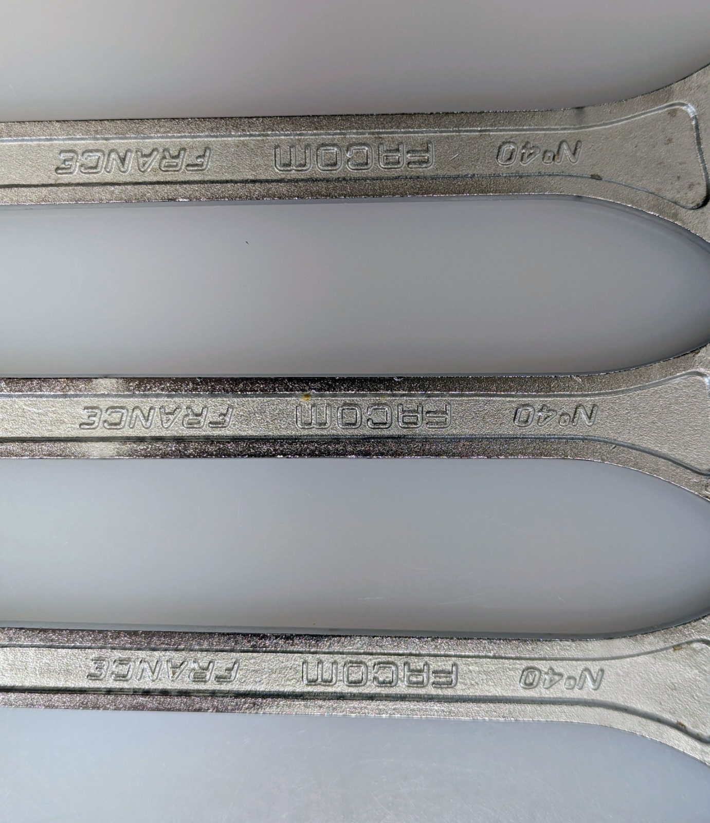 Six Facom France Combination Metric Wrenches sizes: 27, 26, 24, 23, 22, & 21mm