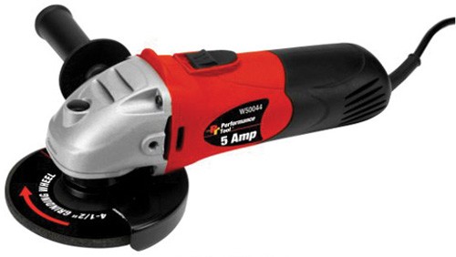 Performance Tool 4-1/2 In Angle Grinder 5 Amp 11000 RPM Universal W50044