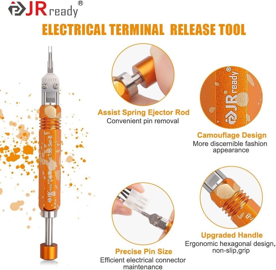 Compact Hand-Powered Molex Pin Extraction Tool for Technicians and DIY Users