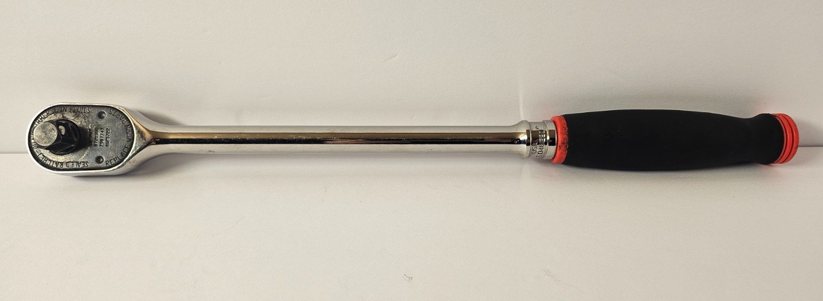 Snap-On 1/2″ Drive Soft Grip Long Handle Ratchet SHL80A