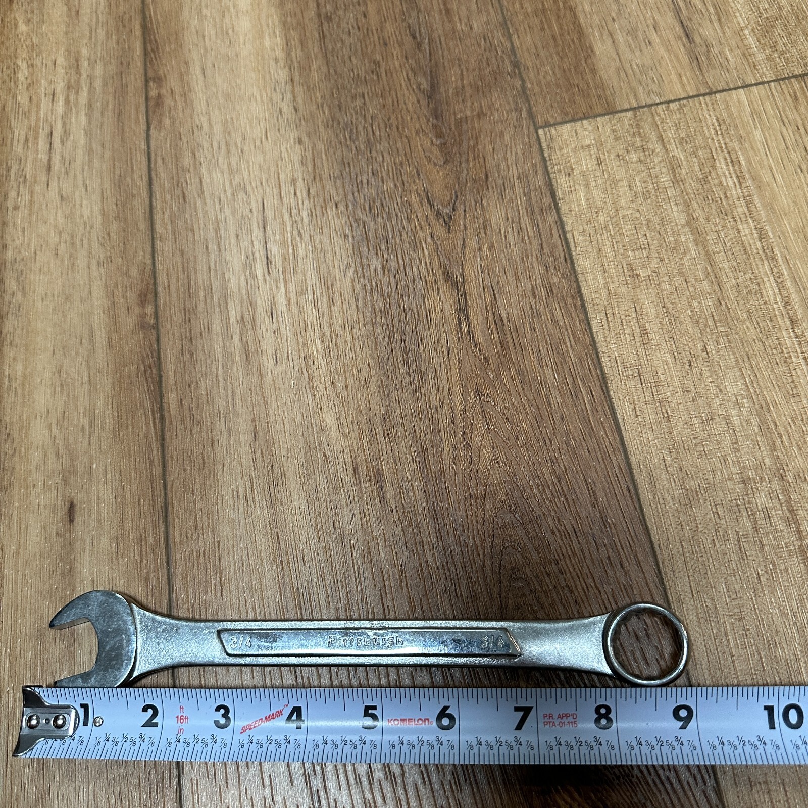 Pittsburgh 3/4” Combination Wrench 12 Point Chrome Vanadium 9″ Long