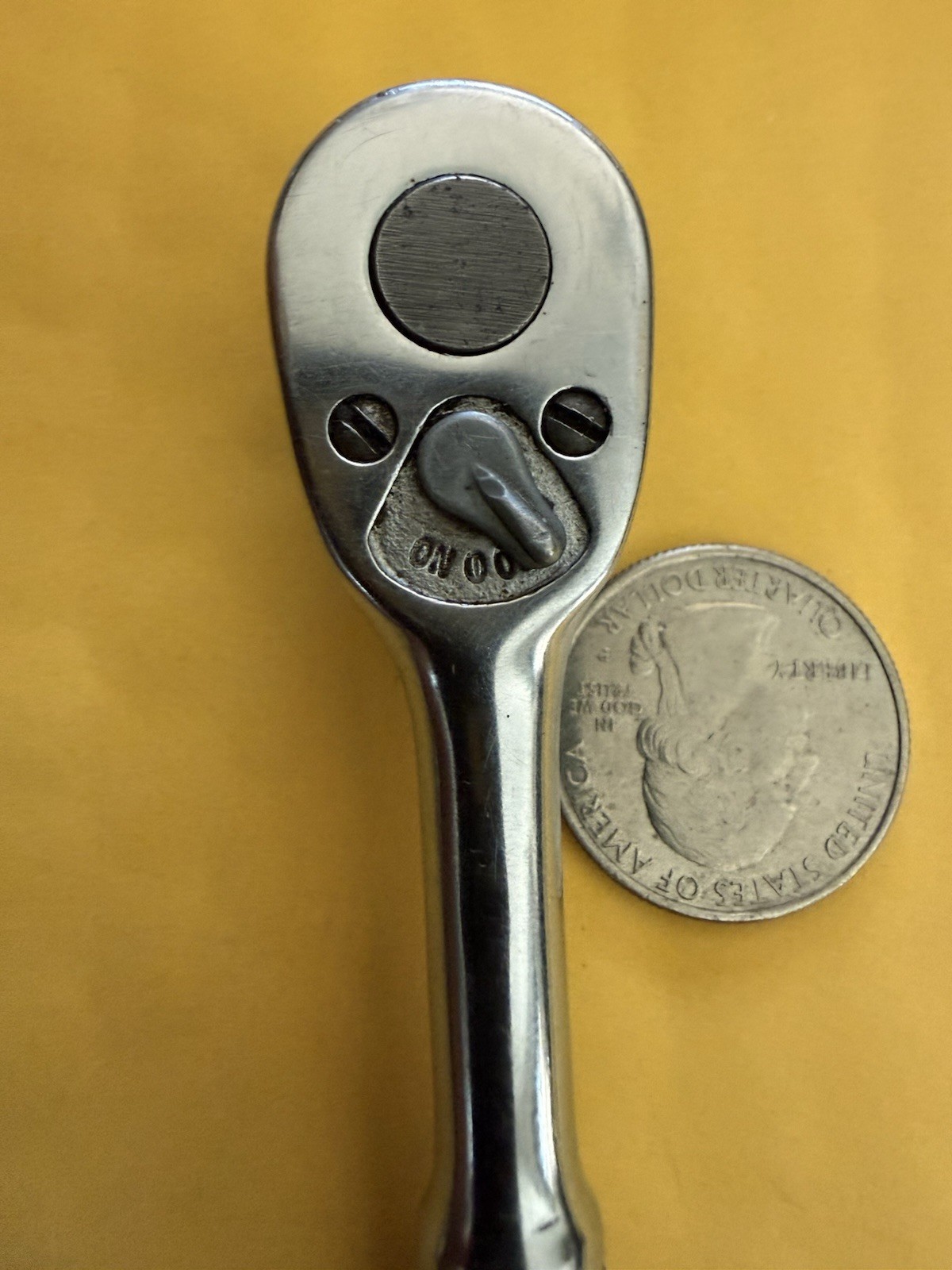 Snap On 1/4″ Ratchet TM 70 B and 5/16” Socket TMD 10. Nice Tool w/Chrome. USA